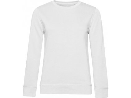 B&C | Inspire Crew Neck /women_° Dámska mikina_01.W32B (Farba white, Veľkosť XS)