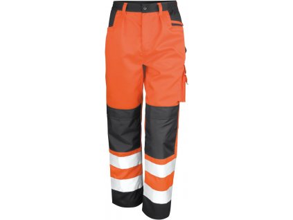 Result | R327X Bezpečnostný cargo nohavice_30.327X (Farba fluorescent orange, Veľkosť XS)