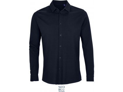 NEOBLU | Basile Men Piqué košeľa s dlhým rukávom_24.3777