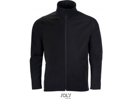 SOL'S | Race Men Pánska 2-vrstvová softshellová bunda_25.1195 (Farba black, Veľkosť S)