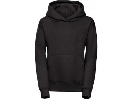 Russell | 575B Detská mikina s kapucňou_10.575B (Farba black, Veľkosť 104)