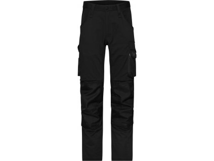 James & Nicholson | JN 1812 (42-60) Pracovné strečové nohavice "Slim Line"_02.112M (Farba black/black, Veľkosť (44))