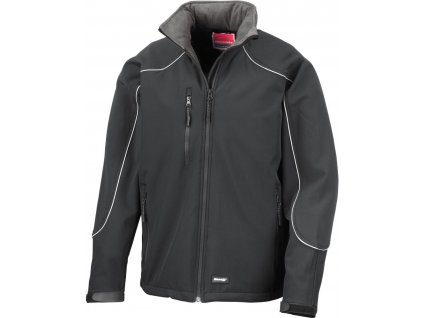 Result | R118X 3-vrstvová softshellová bunda "IceFell" s kapucňou_30.118X (Farba all black, Veľkosť XS)