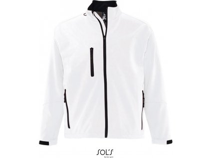 SOL'S | Relax Pánska 3-vrstvová softshellová bunda_25.466 (Farba white, Veľkosť S)