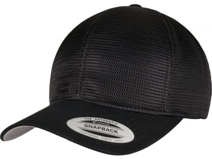 Flexfit | 6360/6360T 6 panelová šiltovka "Omnimesh"_55.636 (Farba black, Veľkosť onesize)