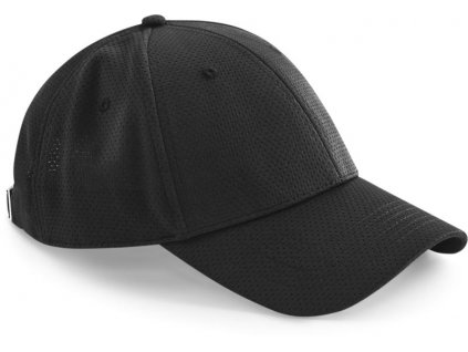 Beechfield | B196 6 panelová šiltovka "Air Mesh"_53.0196 (Farba black, Veľkosť onesize)