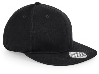 Beechfield | B665 6 panelová šiltovka "Pro-Stretch Flat Peak"_53.0665 (Farba black, Veľkosť onesize)