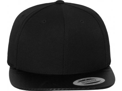 Flexfit | 6089CA 6 panelová Snapback šiltovka "Carbon"_55.89CA (Farba black/carbon, Veľkosť onesize)