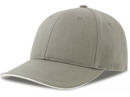 Atlantis | Liberty Sandwich-S 6 panelová baseballová šiltovka_33.0251 (Farba grey/white, Veľkosť onesize)