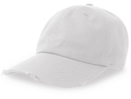 Atlantis | Dad Hat Destroyed-S 6 panelová baseballová šiltovka_33.0243 (Farba white, Veľkosť onesize)