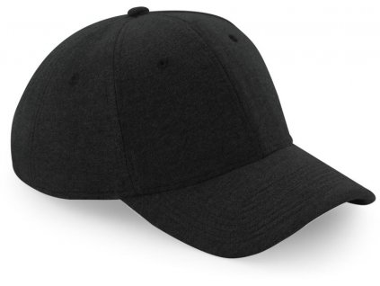 Beechfield | B677 6 panelová šiltovka "Jersey Athleisure"_53.0677 (Farba black, Veľkosť onesize)