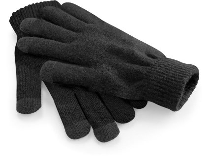 Beechfield | B490 Pletené rukavice na dotykový displej_53.049 (Farba black, Veľkosť S/M)