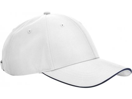 Beechfield | B195R 6 panelová šiltovka "Team Sports-Tech"_53.195R (Farba white/french navy, Veľkosť onesize)