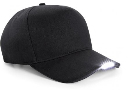 Beechfield | B515 5 panelová šiltovka "LED Light"_53.0515 (Farba black, Veľkosť onesize)