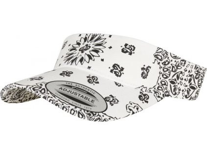 Flexfit | 8888BP Slnečný šilt "Bandana"_55.88BP (Farba white, Veľkosť onesize)