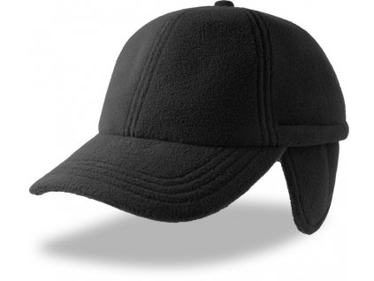 Atlantis | Snow Flap Stopper-S 6 panelová baseballová šiltovka s ochranou uší_33.0258 (Farba black, Veľkosť onesize)