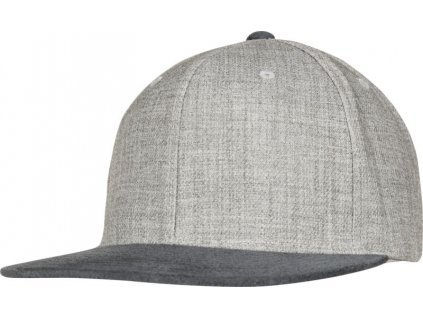 Flexfit | 6089MS/6089VM 6 panelová Snapback šiltovka "Melange"_55.689M (Farba grey/grey, Veľkosť onesize)