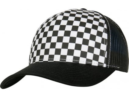 Flexfit | 6506CB 5 panelová Trucker šiltovka "Checkerboard"_55.06CB (Farba black/white, Veľkosť onesize)
