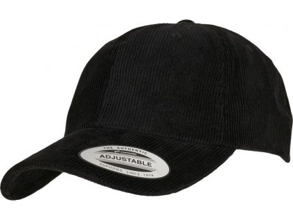 Flexfit | 6245CD 6 panelová šiltovka "Curduroy"_55.45CD (Farba black, Veľkosť onesize)