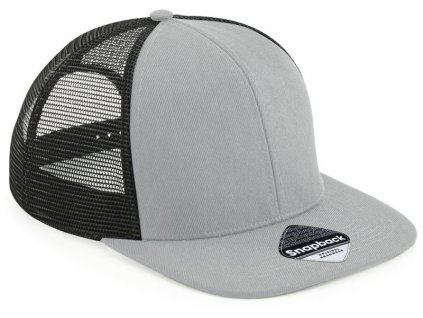 Beechfield | B664 6 panelová šiltovka "Original Trucker"_53.0664 (Farba grey/black, Veľkosť onesize)
