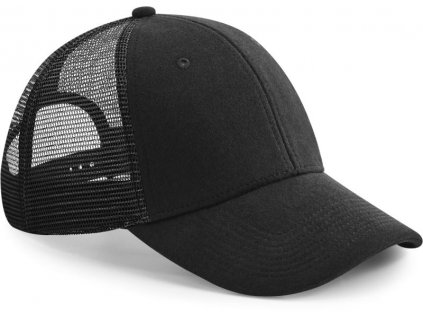 Beechfield | B678 6 panelová šiltovka "Jersey Athleisure Trucker"_53.0678 (Farba black, Veľkosť onesize)