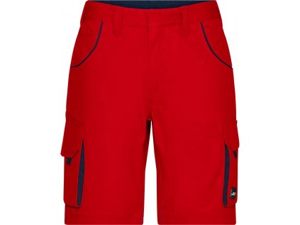 James & Nicholson | JN 872 (62) Pracovné bermudy - Color_02.872X (Farba red/navy, Veľkosť (62))