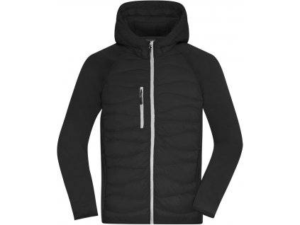 James & Nicholson | JN 1330 Pánska hybridná bunda_02.133 (Farba black/black, Veľkosť S)
