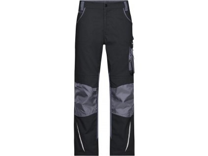 James & Nicholson | JN 832 (94-110) Pracovné nohavice - Strong_02.832L (Farba black/carbon, Veľkosť (94))