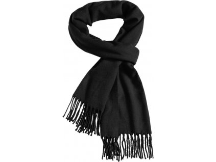 Myrtle Beach | MB 7308 Elegantný tkaný šál_03.7308 (Farba black, Veľkosť onesize)