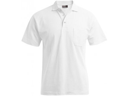 Promodoro | 4100 Pánska polokošeľa Heavy Piqué s náprsným vreckom_40.41 (Farba white, Veľkosť XS)