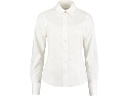 Kustóm Kit | KK 702 (26-28) Blúzka Oxford s dlhým rukávom_43.702X (Farba white, Veľkosť 26_6XL)