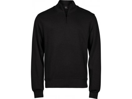 Tee Jays | 5506 Mikina interlock s 1/4 zipsom_18.5506 (Farba black, Veľkosť S)