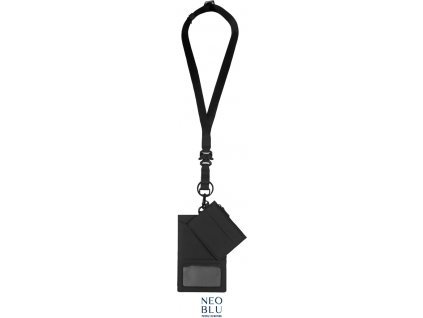 NEOBLU | Charlie Puzdro na mobilný telefón s držiakom na karty_24.3797 (Farba deep black, Veľkosť onesize)