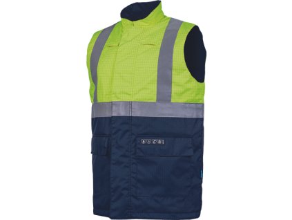 BRAVONE vesta reflexná (Veľkosť S, Farba žltá)
