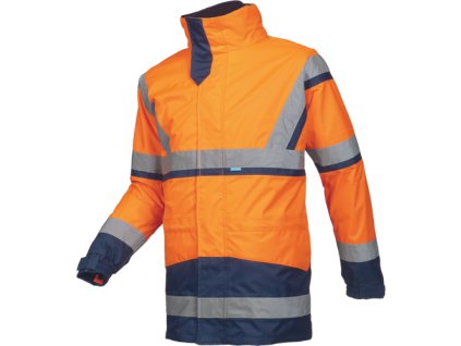 POWELL HV softs.bunda (Veľkosť 5XL, Farba oranžová/navy)