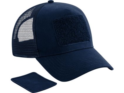 Beechfield | B 641 5 panelová šiltovka "Removable Patch Trucker"_53.0641 (Farba french navy, Veľkosť onesize)