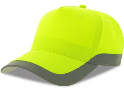 Atlantis | Helpy-S 5 panelová bezpečnostná šiltovka_33.0280 (Farba yellow fluo, Veľkosť onesize)