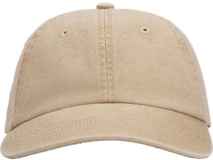 True Blanks | Cotton Twill Cap 6 panelová bavlnená keprová šiltovka_73.6500 (Farba washed oatmeal, Veľkosť onesize)