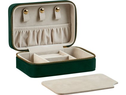 BagBase | BG 710 Zamatové cestovné puzdro na šperky_52.0710 (Farba dark emerald, Veľkosť onesize)