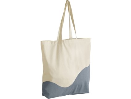 Westford Mill | W 235 Veľká taška z bio bavlny_50.0235 (Farba natural/blue grey, Veľkosť onesize)