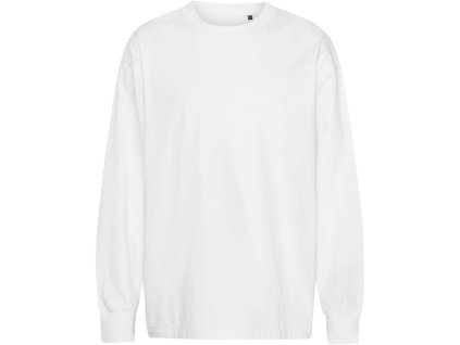 Neutral | T 60050 Oversize bio IC tričko s dlhým rukávom "Tiger"_77.T050 (Farba white, Veľkosť XS)