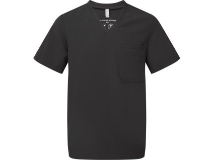 Onna | NN200 Pánsky strečový kazak s výstrihom do V_39.N200 (Farba black, Veľkosť 4XL)