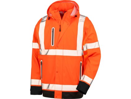 Result Recycled | R 507X Bezpečnostná bunda_30.507X (Farba fluorescent orange/black, Veľkosť S)