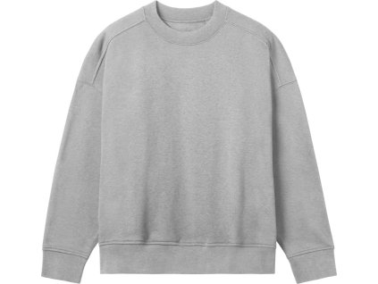 True Blanks | Womens Oversized Sweater Dámska oversize mikina "Contemporary"_73.8746 (Farba grey melange, Veľkosť XS)