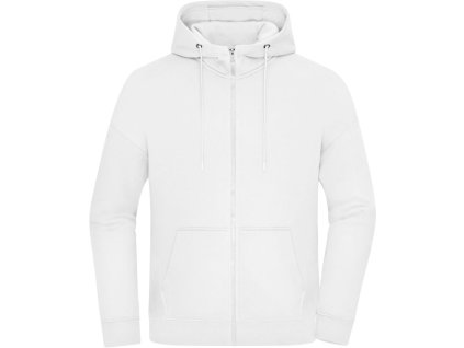 Daiber | 8043 Oversize mikina s kapucňou z bio bavlny_02.8043 (Farba white, Veľkosť XS)