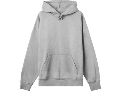 True Blanks | Mens Boxy Hoodie Pánska boxy mikina s kapucňou "Contemporary"_73.8751 (Farba grey melange, Veľkosť S)