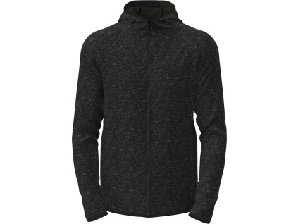 Stedman | Lux Knit Fleece Jacket Men Pánska pletená fleecová bunda s kapucňou_05.5460 (Farba black opal heather, Veľkosť S)