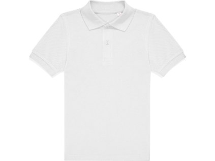 B&C | My Polo 180 /kids Detské piqué polo_01.K428 (Farba white, Veľkosť 5-6)