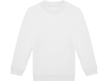 B&C | ID.332 Crew /kids Detská mikina_01.K332 (Farba white, Veľkosť 3-4)