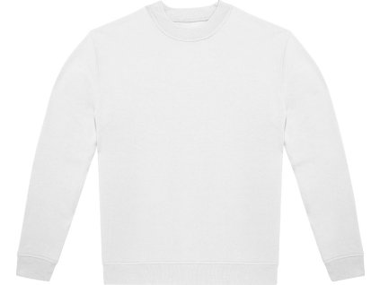 B&C | ID.222 Crew Unisex mikina_01.I222 (Farba white, Veľkosť XS)